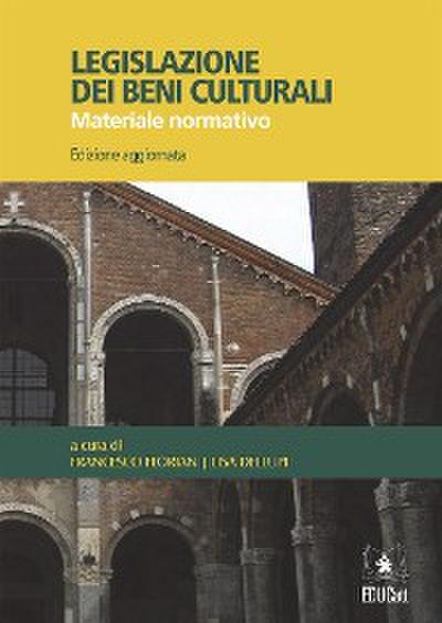 Legislazione dei beni culturali