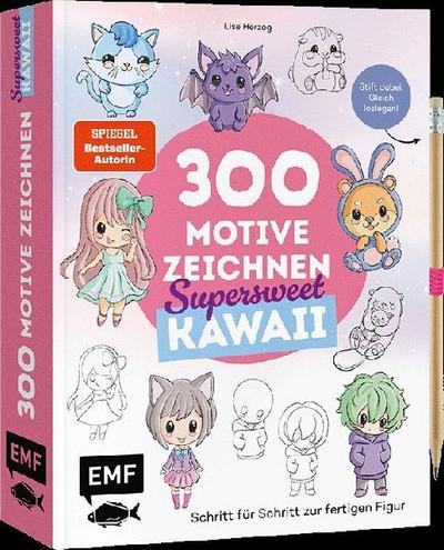 300 Motive zeichnen - Supersweet Kawaii