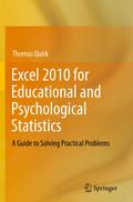 Excel 2010 for Educational and Psychological Stati