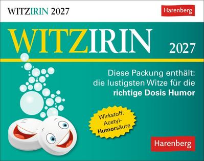 Witzirin Tagesabreißkalender 2027 - Diese Packung enthält: die lustigsten Witze für die tägliche Dosis Humor 