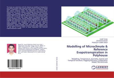 Modelling of Microclimate & Reference Evapotranspiration in Polyhouse
