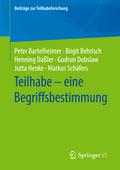 Teilhabe - eine Begriffsbestimmung