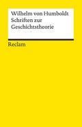 Schriften zur Geschichtstheorie