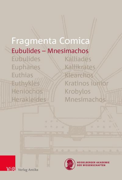 FrC 16.5 Eubulides - Mnesimachos (Fragmenta Comica, Band 16)