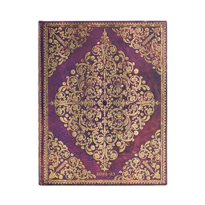 Paperblanks18-Monatskalender 2023 Viola Ultra Vertikal. 01. Juli 2022 bis 31. Dezember 2023 - Paperblanks