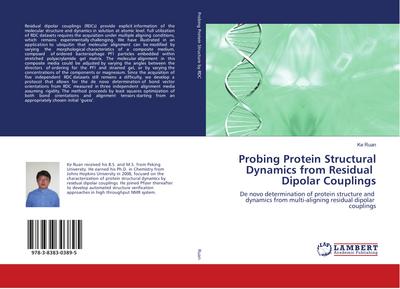 Probing Protein Structural Dynamics from Residual Dipolar Couplings