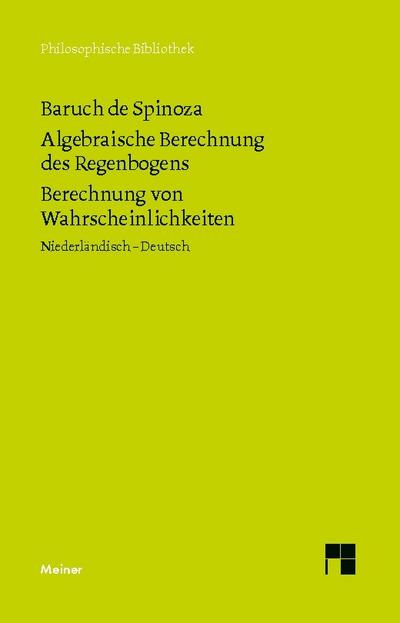 Algebraische Berechnung des Regenbogens - Berechnung von Wahrscheinlichkeiten