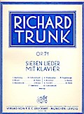 7 Lieder op.71für Gesang (mittel/tief) und Klavier