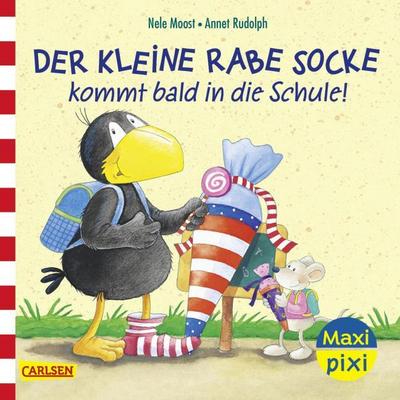 Der kleine Rabe Socke kommt bald in die Schule!