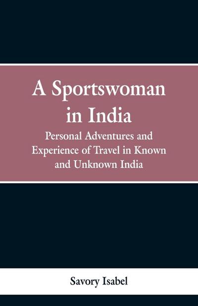 A sportswoman in India
