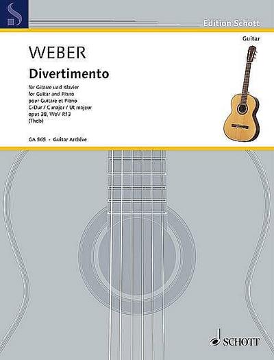 Divertimento C-Dur op.38 WeV P.13für Gitarre und Klavier