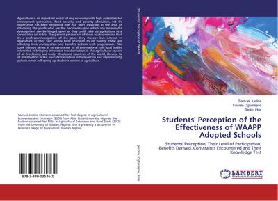 Students’ Perception of the Effectiveness of WAAPP Adopted Schools