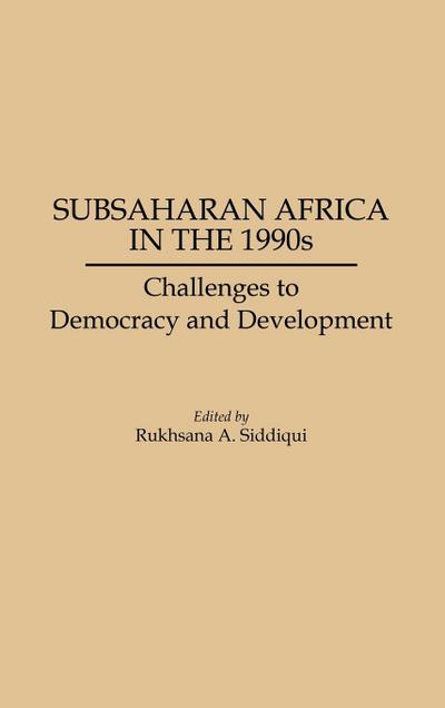 Subsaharan Africa in the 1990s