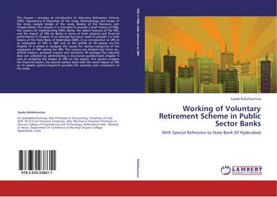 Working of Voluntary Retirement Scheme in Public Sector Banks
