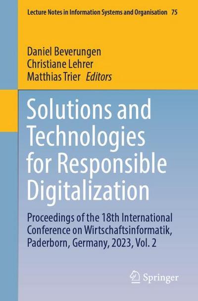 Solutions and Technologies for Responsible Digitalization
