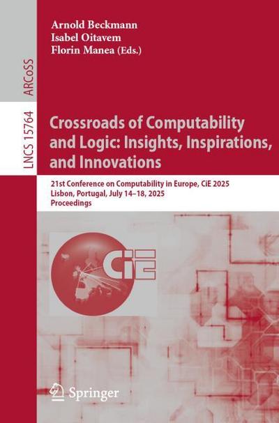 Crossroads of Computability and Logic: Insights, Inspirations, and Innovations