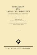 Reallexikon für Antike und Christentum