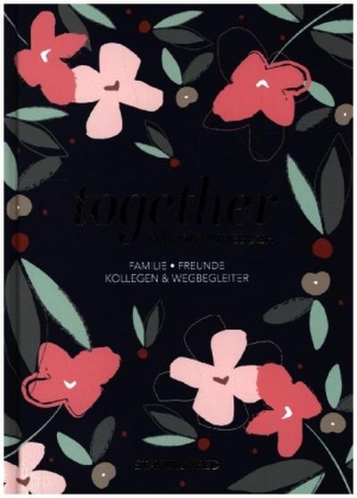 Freundebuch für Erwachsene | Album zum Ausfüllen für Freunde und Kollegen mit edler Goldprägung | Freundschaftsbuch, Poesiealbum, Erinnerungsalbum als Geschenk