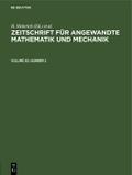 Zeitschrift für Angewandte Mathematik und Mechanik. Volume 65, Number 2