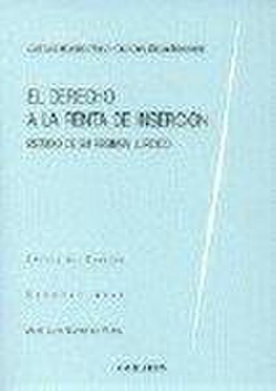 El derecho a la renta de inserción : estudio de su régimen jurídico