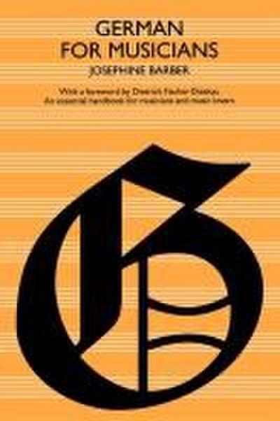 Barber, J: German for Musicians