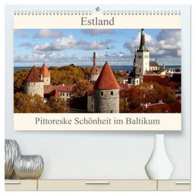 Estland - Pittoreske Schönheit im Baltikum (hochwertiger Premium Wandkalender 2026 DIN A2 quer), Kunstdruck in Hochglanz