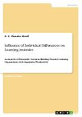 Influence of Individual Differences on Learning At