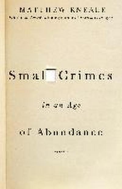 Small Crimes in an Age of Abundance