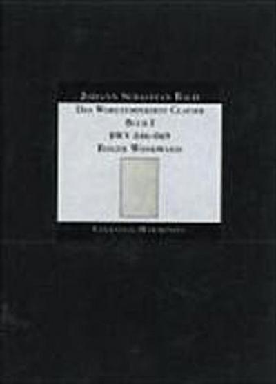 Das Wohltemperierte Klavier,Buch I