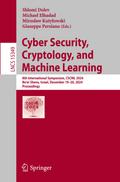 Cyber Security, Cryptology, and Machine Learning