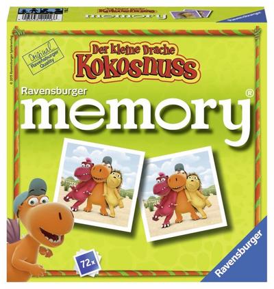 Ravensburger 21116 Memory - Der kleine Drache Kokosnuss memory, Legespiel