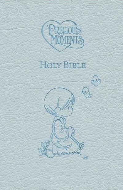 ICB, Precious Moments Holy Bible, Leathersoft, Blue - Thomas Nelson