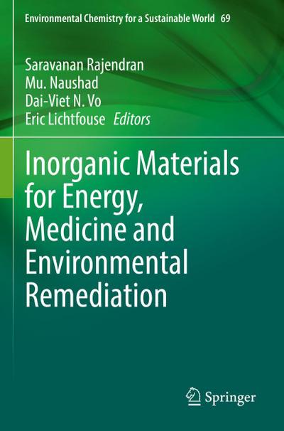 Inorganic Materials for Energy, Medicine and Environmental Remediation