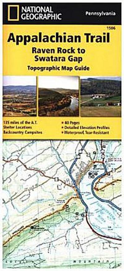 Appalachian Trail: Raven Rock to Swatara Gap Map [Pennsylvania]