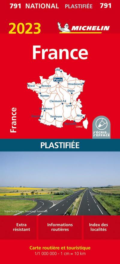Michelin Frankreich 2023 (plastifiziert)