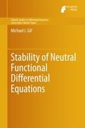 Stability of Neutral Functional Differential Equat