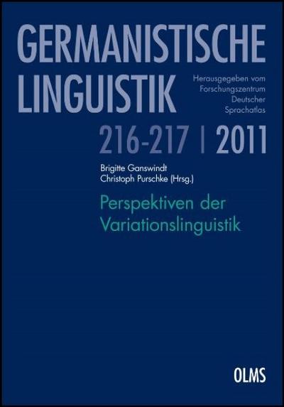 Perspektiven der Variationslinguistik