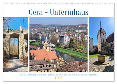 Gera - Untermhaus (Wandkalender 2026 DIN A2 quer), CALVENDO Monatskalender
