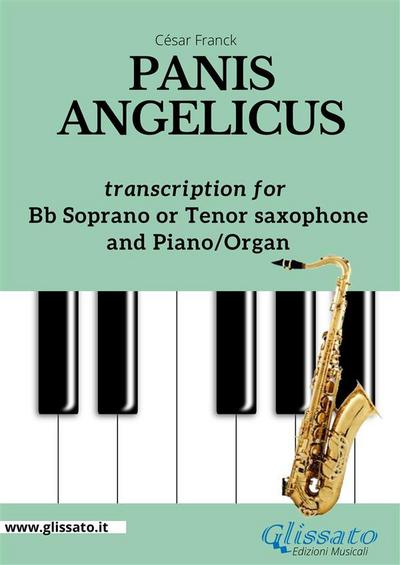 Bb Soprano or Tenor Saxophone and Piano or Organ - Panis Angelicus