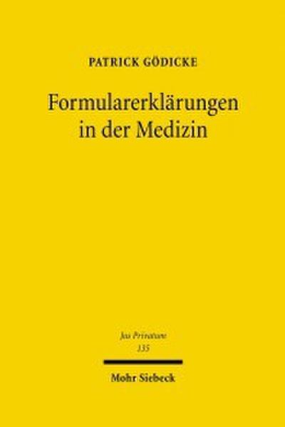 Formularerklärungen in der Medizin
