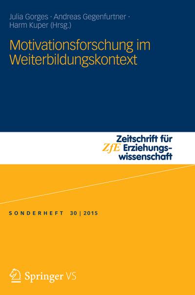 Motivationsforschung im Weiterbildungskontext
