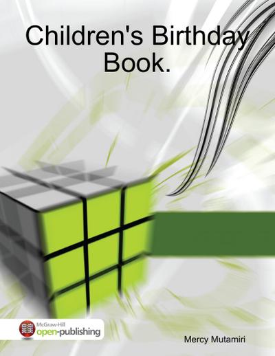 Children’s Birthday Book.