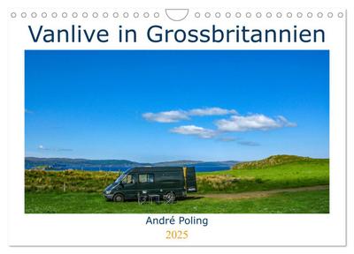 Vanlife in Grossbritannien (Wandkalender 2025 DIN A4 quer), CALVENDO Monatskalender