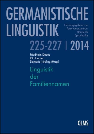 Linguistik der Familiennamen