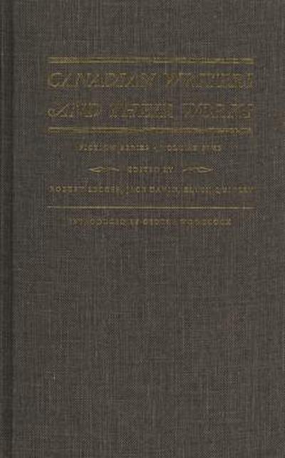 Canadian Writers and Their Works -- Fiction Series, Volume V