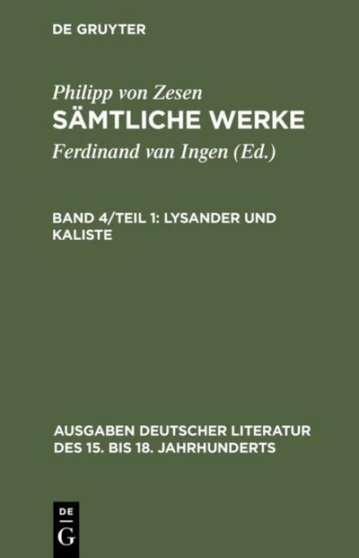 Lysander und Kaliste