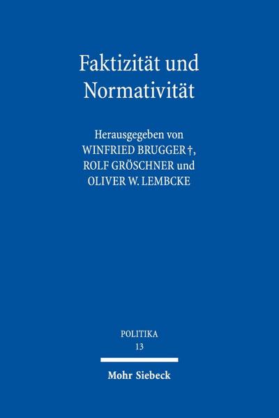 Faktizität und Normativität