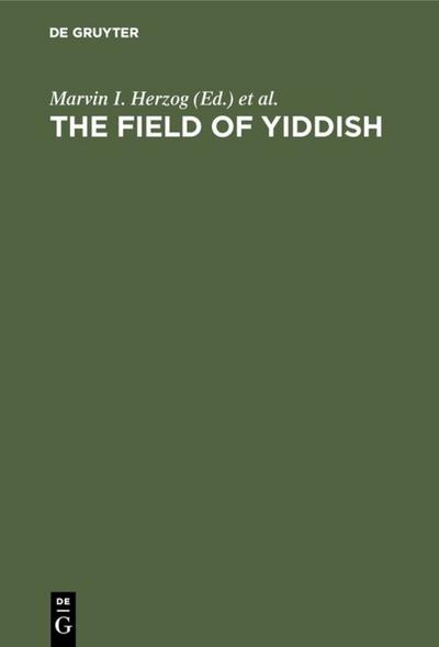 The field of yiddish