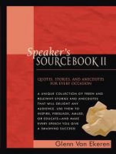 Speaker’s Sourcebook II