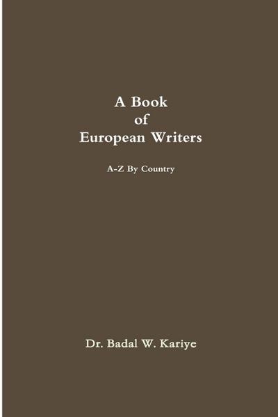 A Book of European Writers